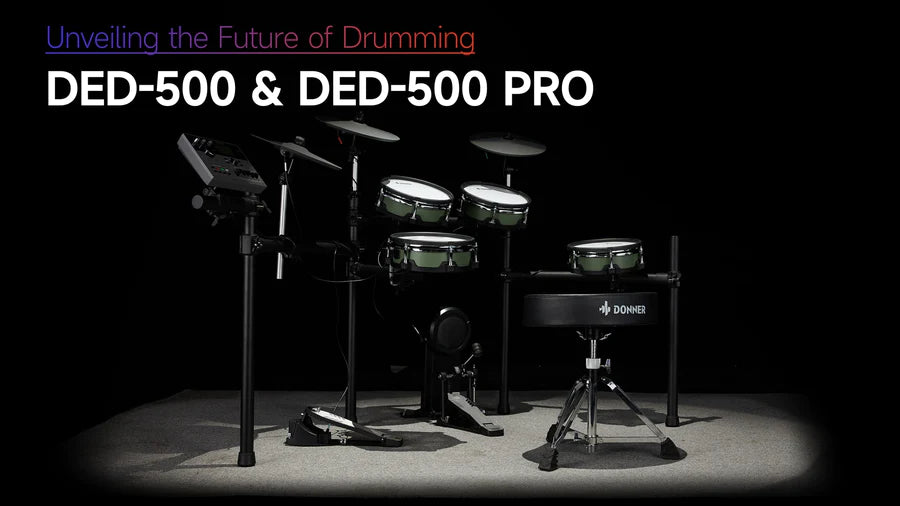 Mengungkap Masa Depan Permainan Drum: Drum Set Elektronik Donner DED-500 & DED-500PRO