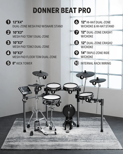 Donner Beat Pro Electronic Drumset