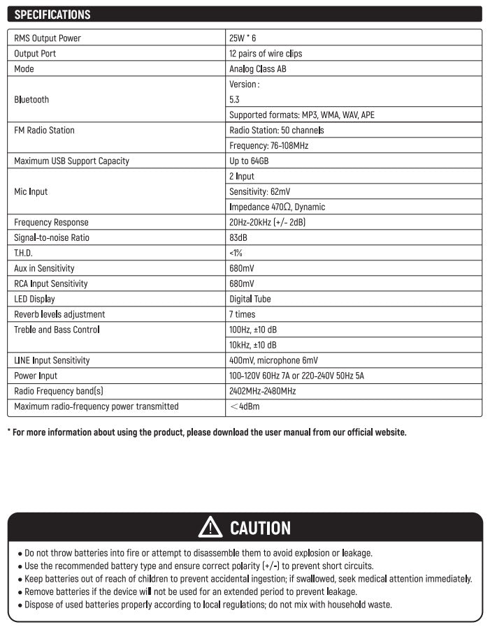 Specification